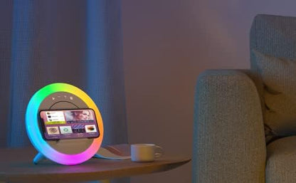 GlowWave Bluetooth Speaker and Wireless Phone Charger