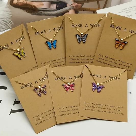 Elegant Butterfly Pendant Necklace