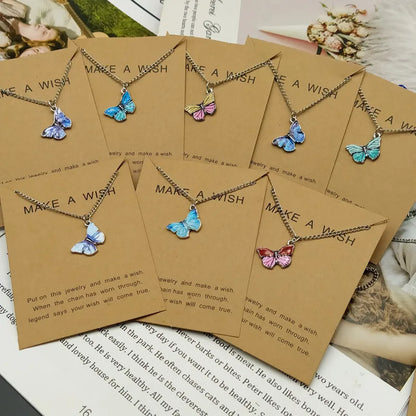 Elegant Butterfly Pendant Necklace