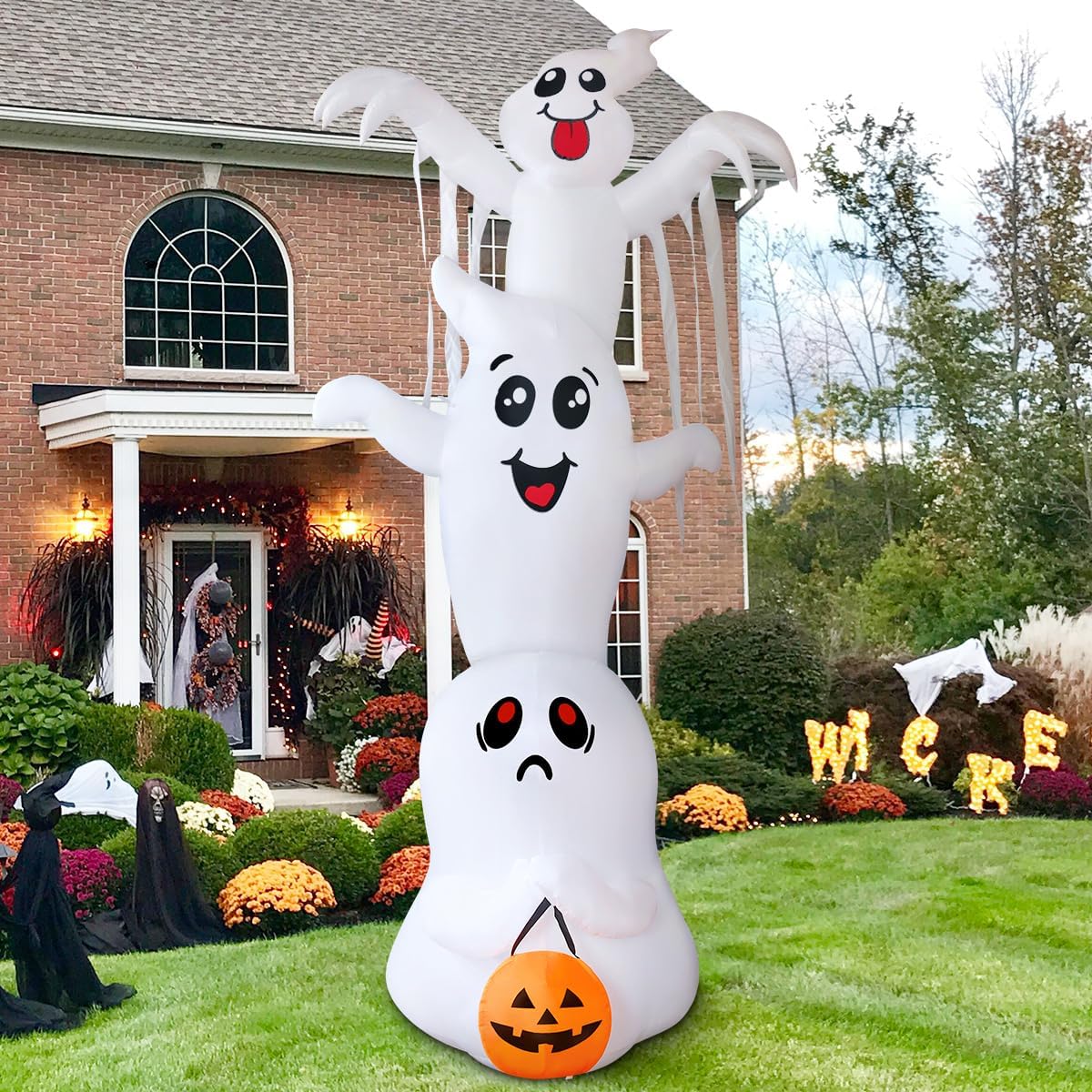 Spooky Ghost Trio Inflatable