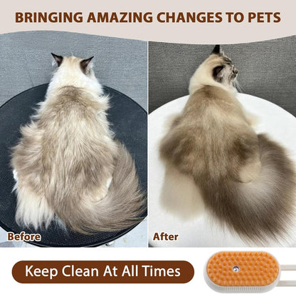 Gentle Pet Grooming Steam Brush