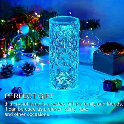 Crystal Rose Touch Lamp (16 colors)
