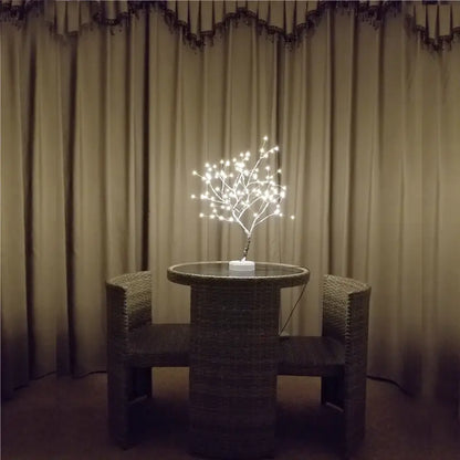 LED Sparkling Bonsai Tree Light – Fairy Spirit Desktop Lamp