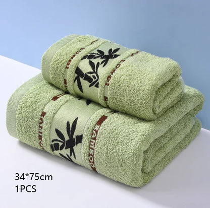 Thick Bamboo Fiber hand Towel Set - Ultra Soft & Absorbent