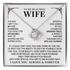 Love Knot Necklace for Wife – Romantic Anniversary, Valentine&