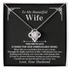 Love Knot Necklace for Wife – Romantic Anniversary, Valentine&