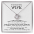 Love Knot Necklace for Wife – Romantic Anniversary & Valentine&