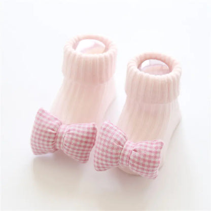 Baby Floor Socks, Infant Walking Socks, Newborn Crew Socks
