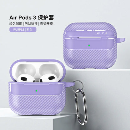 Carbon Fiber Protective Case for AirPods Pro, 2, and 3