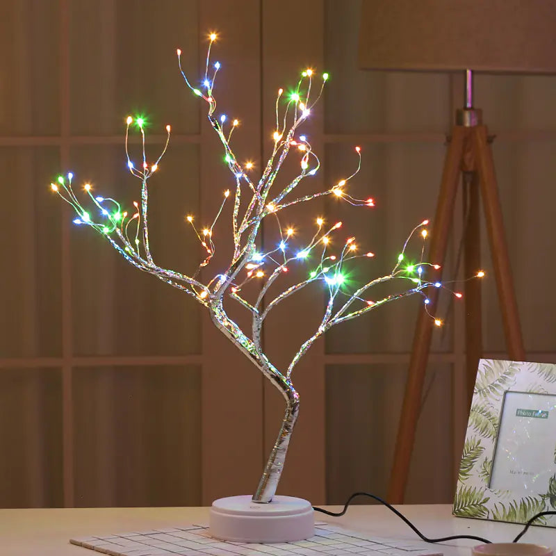LED Sparkling Bonsai Tree Light – Fairy Spirit Desktop Lamp