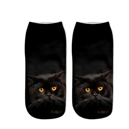 Cat Print Socks - Unique Design Socks