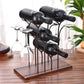 Creative European Iron Wine Rack for Home Decor