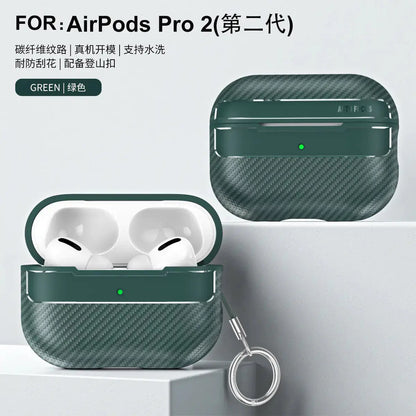 Carbon Fiber Protective Case for AirPods Pro, 2, and 3