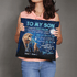 "To My Son" Wolf Pillow Cover - Sentimental Mom&