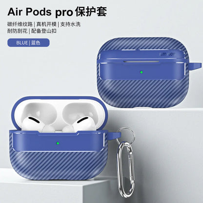 Carbon Fiber Protective Case for AirPods Pro, 2, and 3
