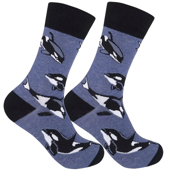 FUNATIC Killer Whale Socks for Men & Women