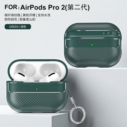 Carbon Fiber Protective Case for AirPods Pro, 2, and 3